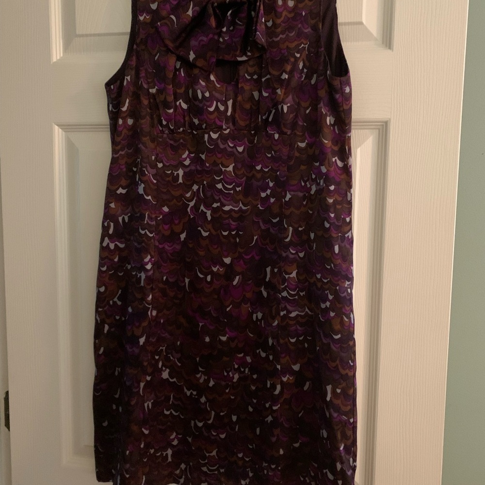 Nanette Lepore Purple Sequin Sheath Cocktail Dress